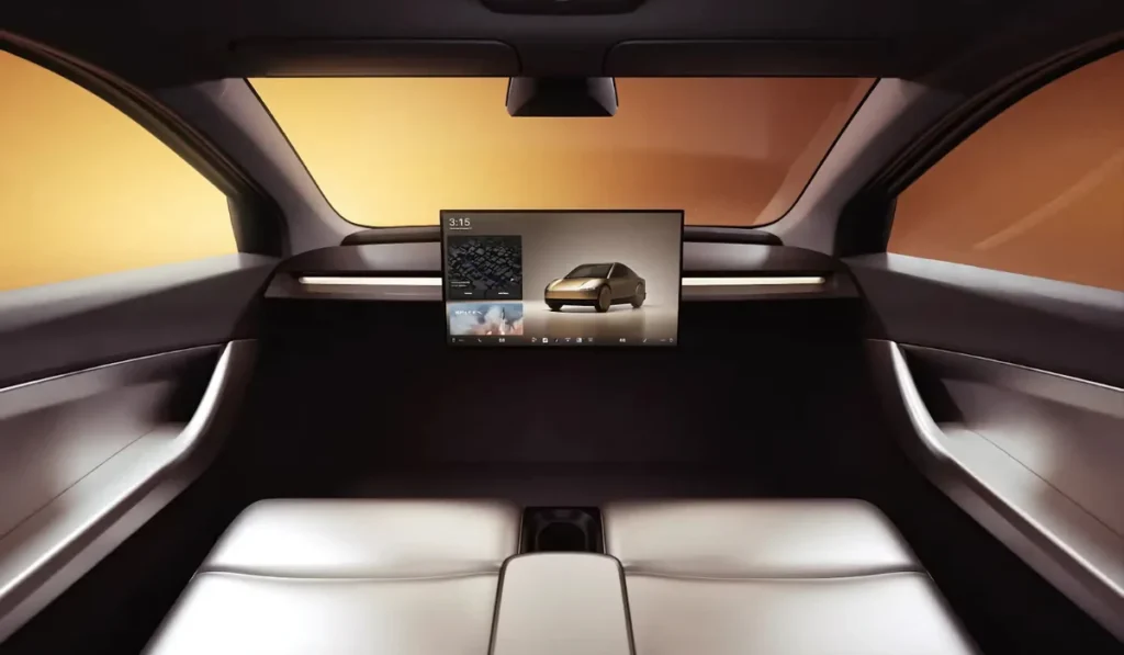 Tesla Robotaxi Interior