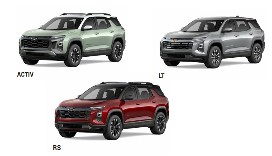 chevy equinox trims 2025