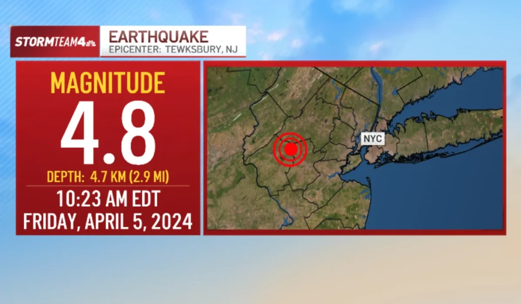 Tewksbury Earthquake