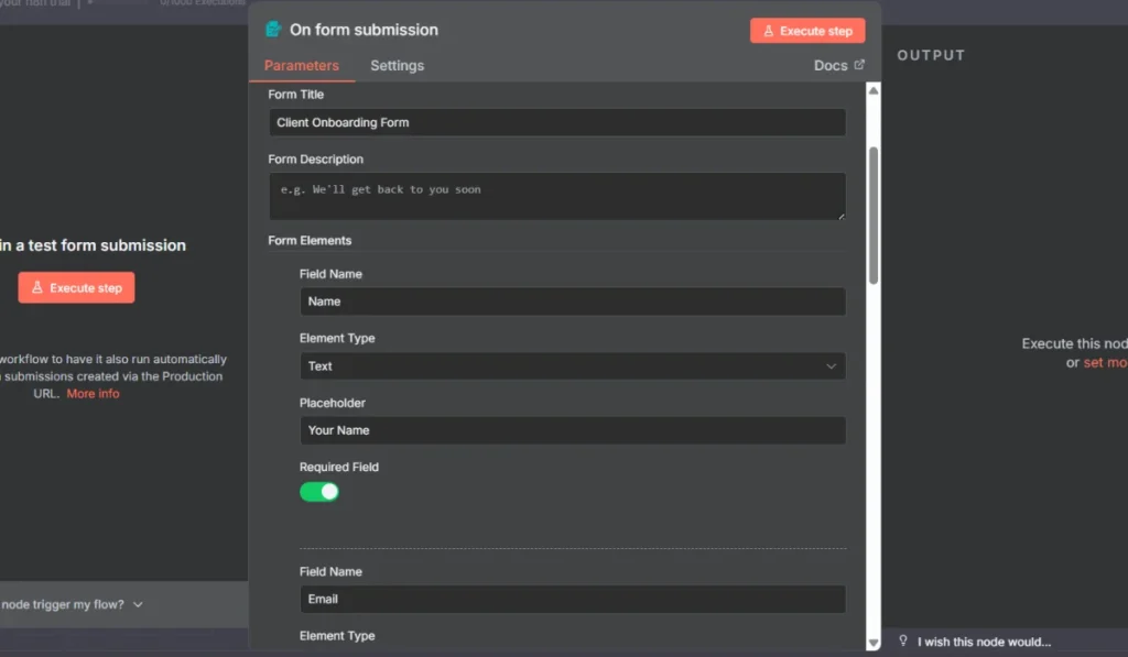 n8n Form Submission Node